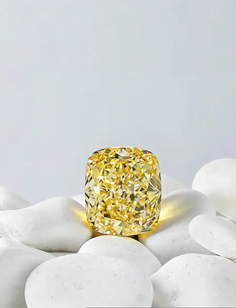 Fancy Yellow Cushion
